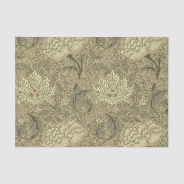 Papier Mousseline William Morris Windrush Motif de fond d'écran (Recto)