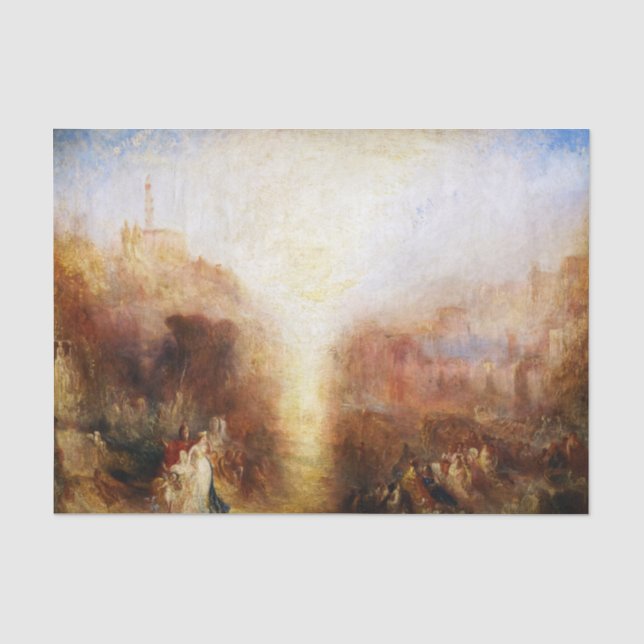 Papier Mousseline William Turner - La visite du tombeau (Recto)