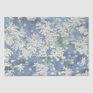 Papier Mousseline Winter Frost Photographie Abstraite - Effet Bokeh