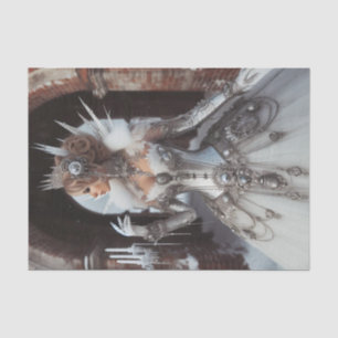 Papier Mousseline Winter Ice Queen Steampunk Victorian Industrial