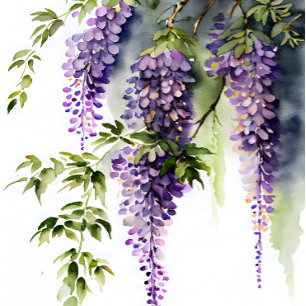 Papier Mousseline Wisteria dans la page de découpage ombragée