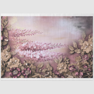 Papier Mousseline Wisteria Wonder Romantic Mix Média Floral