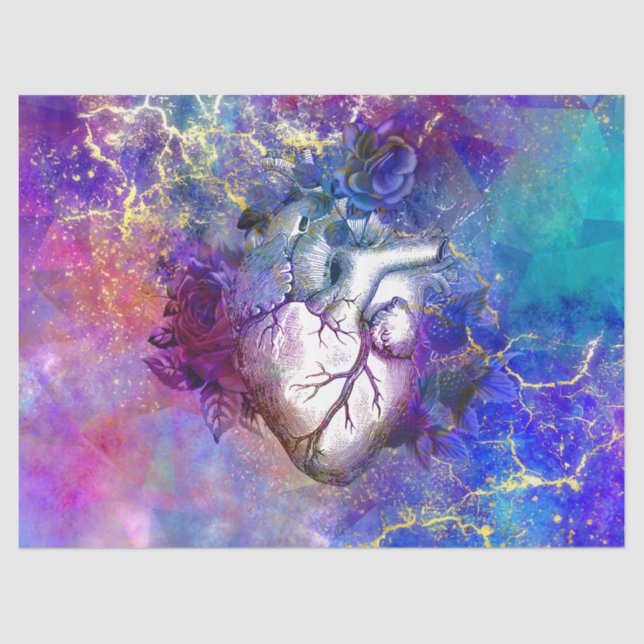 Papier Mousseline With all my heart  (Recto)