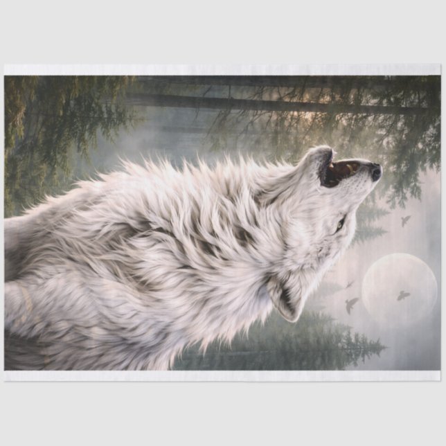 Papier Mousseline Wolf 2 (Recto)