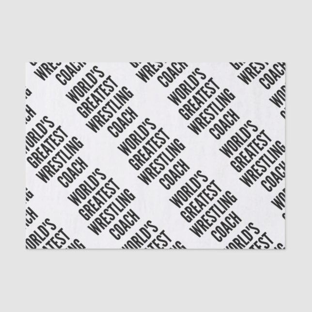 Papier Mousseline Worlds Greatest Wrestling (Recto)