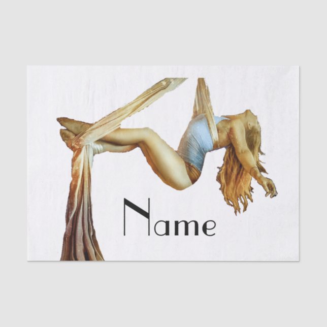 Papier Mousseline yoga aérien Thunder_Cove (Recto)