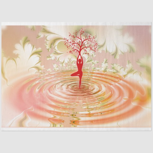 Papier Mousseline Yoga Life (Recto)