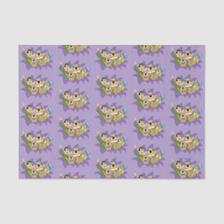Papier Mousseline Yogi Ours et amis Surprise