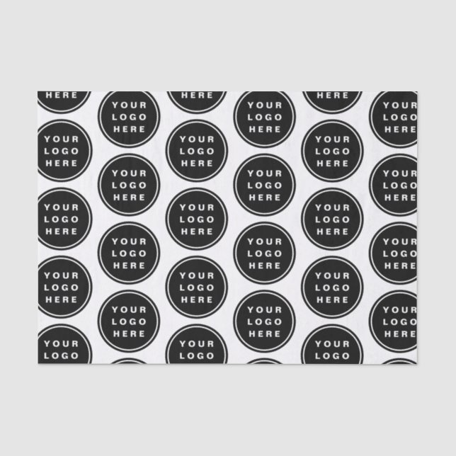 Papier Mousseline Your Business Logo Promoteur Business Company (Recto)