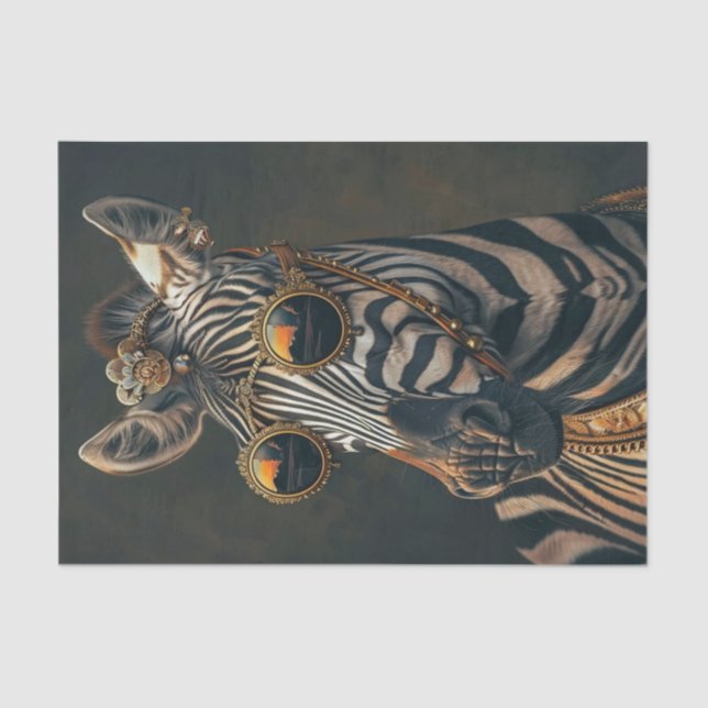 Papier Mousseline Zebra Extravaganza15 (Recto)