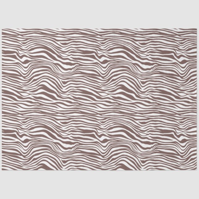 Papier Mousseline Zebra, un animal Brown (Recto)