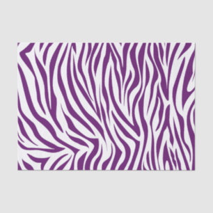 Papier Mousseline Zèbre de safari de violette africaine