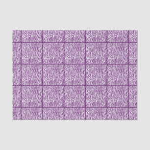 Papier Mousseline Zèbre de safari de violette africaine, conception