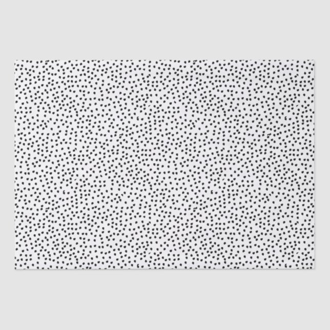 Papier Mousseline Zones minimalistes Simple Moderne Cute Dalmatienne (Recto)