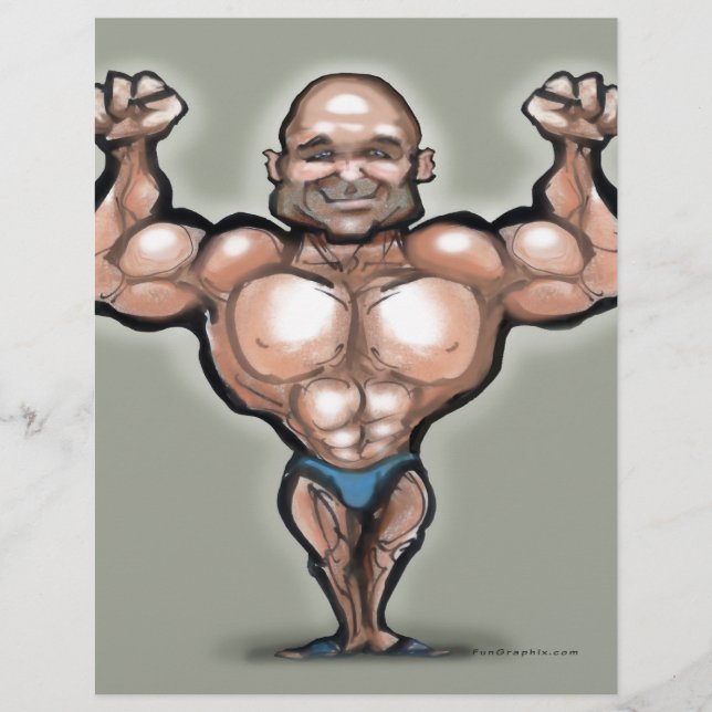 Papier Muscle Dude (Devant)