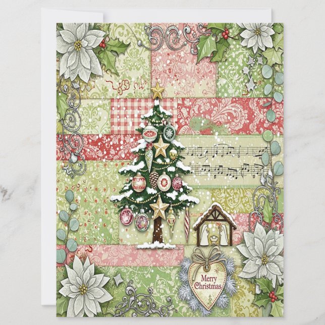 Papier Nativity Christmas craft paper (Devant)