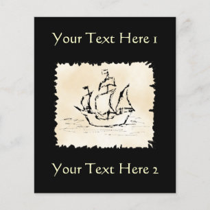 Papier Navire pirate.