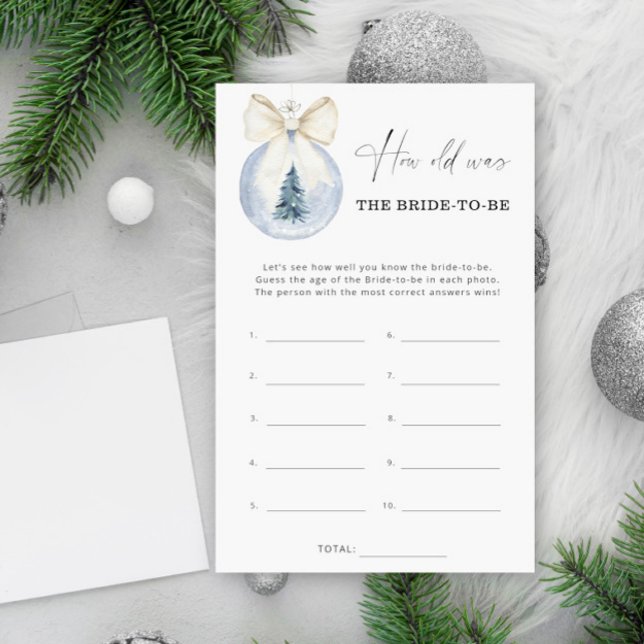 Papier Noël d'hiver Quel âge avait la mariée pour être (Créateur téléchargé)