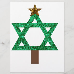 Papier noël mukkah arbre de noël