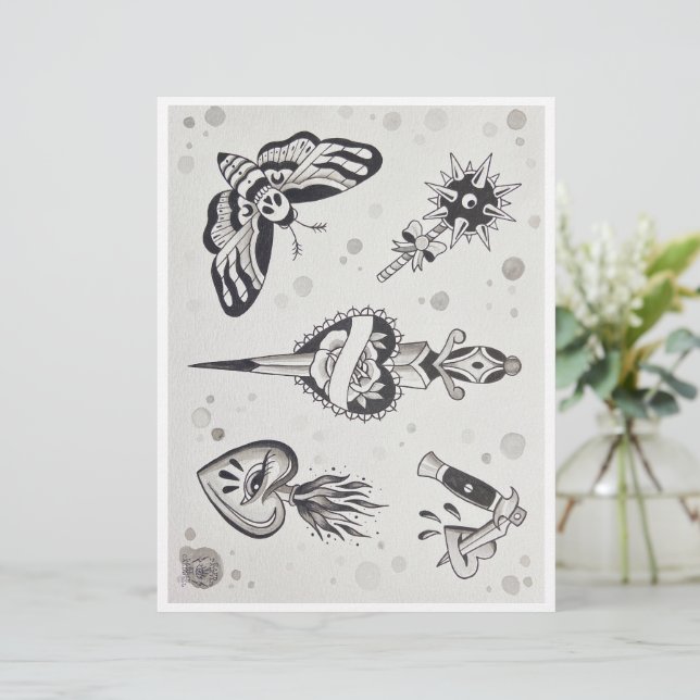 Papier Noir & Gris Par Lauren Caldwell (Debout devant)