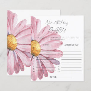 Papier Nom de cette chanson jeu de baby shower - margueri