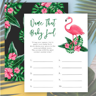 Papier Nom de la nourriture pour bébé - flamingo jeu de b