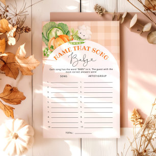 Papier Nom de l'automne cette chanson bébé citrouille loc