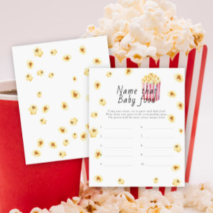 Papier Nom que bébé alimentation jeu - pop-corn