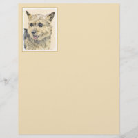 Norwich Terrier Peinture - Cute Original Chien Art