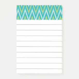 Papier notes Post-it liste de choses à faire turqu