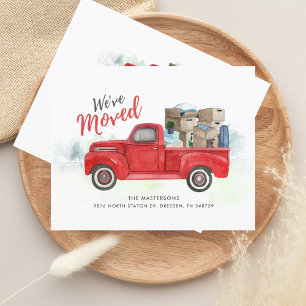 Papier Nous avons déplacé le Faire-part de changement d'a