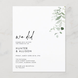 Papier Nous avons fait Faire-part de mariage