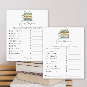 Papier Nouveau Baby shower de chapitre - Jeu de devis de 