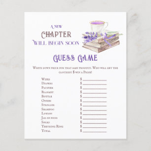 Papier Nouveau Chapitre Commencer Lavender Brunch Baby sh
