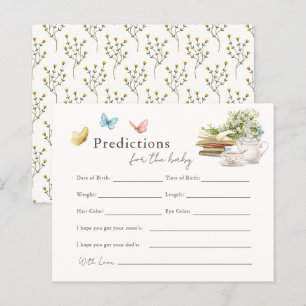 Papier Nouveau chapitre Livre Tea Party Baby Predictions