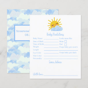 Papier Nuages De Soleil Prédictions Et Conseils Baby show