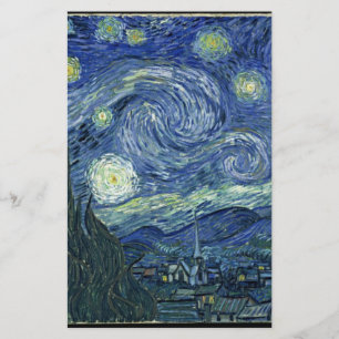 Papier Nuit Van Gogh Starry