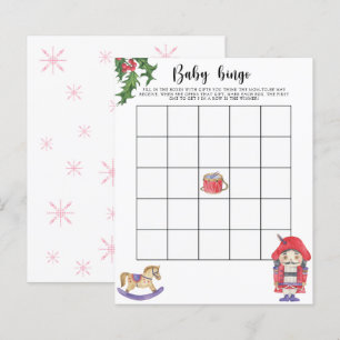 Papier Nutcracker - Baby shower jeu de bingo