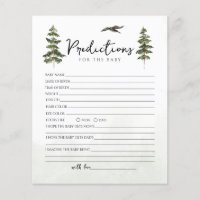 Oh Baby Woodland Watercolor Prediction Baby Game
