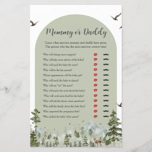 Papier Oh Boy Adventure Pine Forest maman ou papa