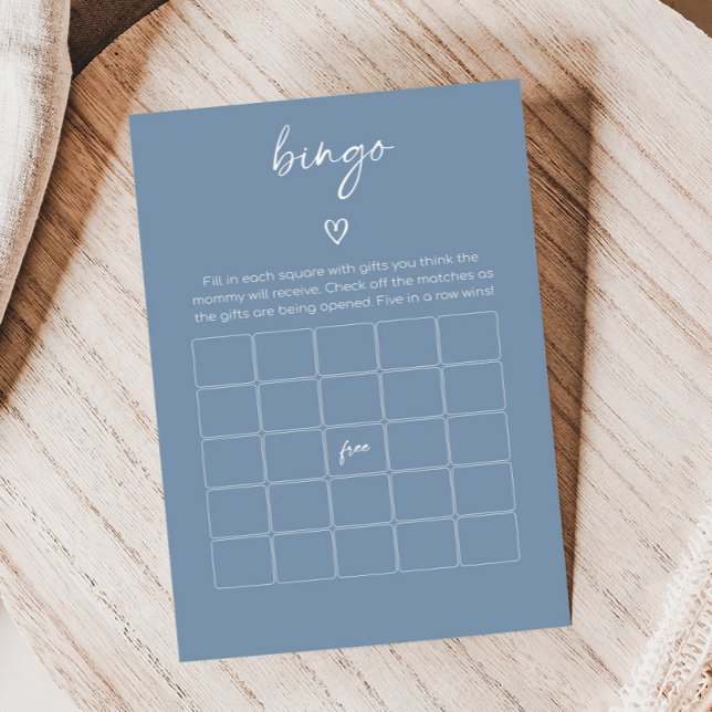 Papier Oh Boy Boho Minimalist Baby Shower Bingo Game (Modern Oh Boy Baby Shower Game)