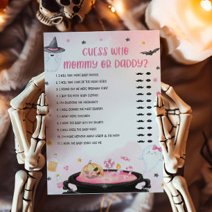 Papier Oh Sheet Halloween Devinez qui maman ou papa jeu