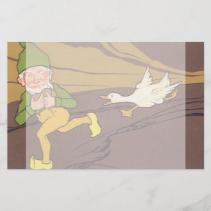 Papier Oie fable de l'Aesope vintage qui a pondu l'Oeuf d