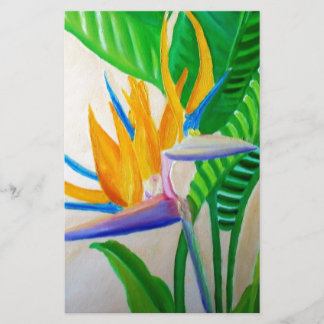 Papier Oiseau du Paradis Design
