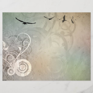 Papier Oiseaux En Vol