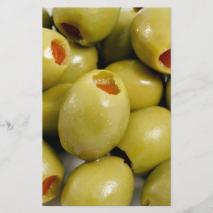 Papier Olives vertes