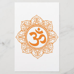 Papier Om - Ohm - Symbole Aum