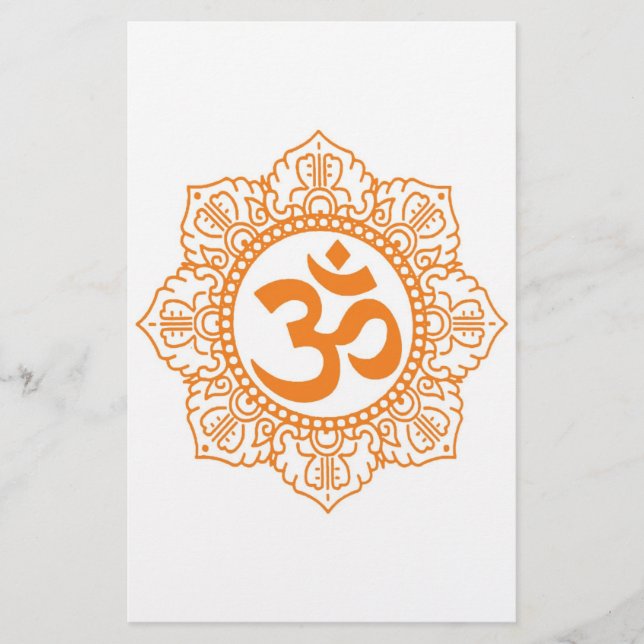 Papier Om - Ohm - Symbole Aum (Devant)