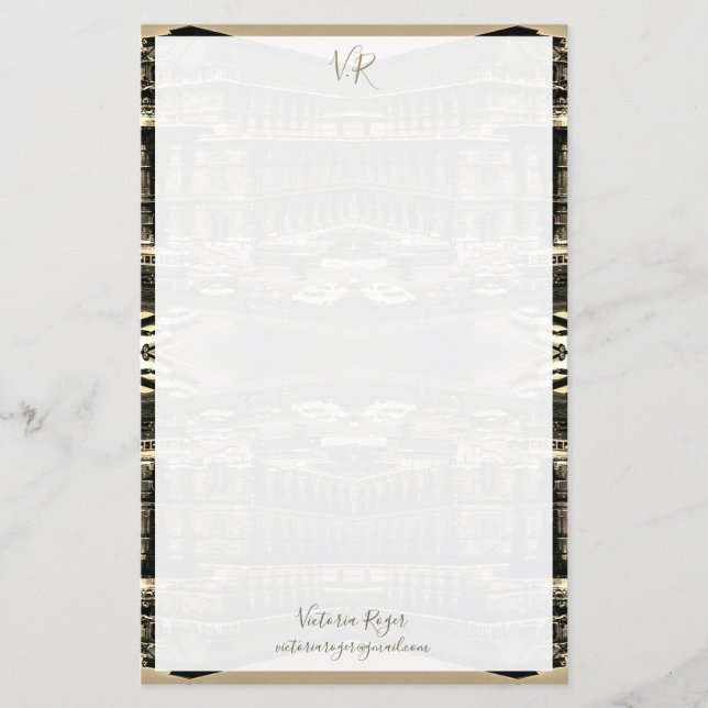 Papier Opéra Staatsoper de Vienne Autriche vintage (Devant)