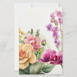 Papier Orchidée Blast Plat